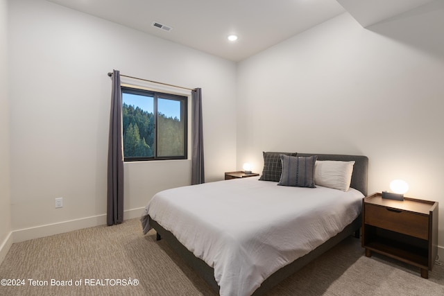 5170 Meandering Moose Dr, Victor, ID 83455 - bedroom featuring carpet, baseboards, and recessed lighting