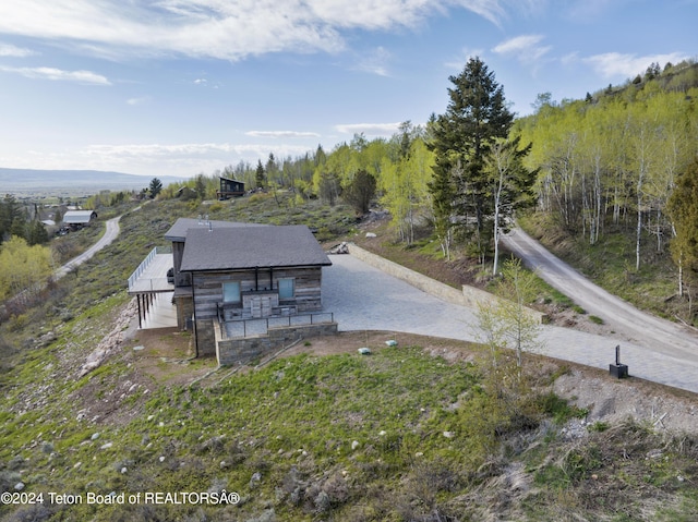 5170 Meandering Moose Dr, Victor, ID 83455 - aerial view of property and surrounding area with a forest