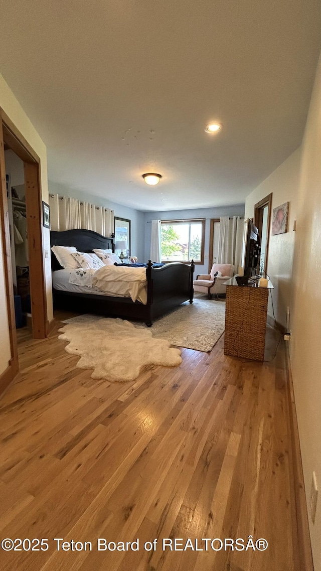 1890 Leigh Creek Ests, Tetonia, ID 83452 - bedroom with wood finished floors and baseboards