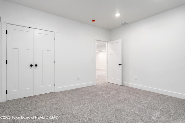 833 Booshway St, Driggs, ID 83422 - unfurnished bedroom with carpet, baseboards, and a closet