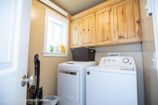 28 Brushwood Dr, Star Valley Ranch, WY 83127 - washroom with cabinet space and independent washer and dryer