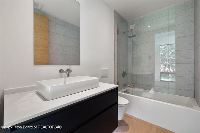 80 Rancher St, Jackson, WY 83001 - full bath with toilet, vanity, and shower / tub combination