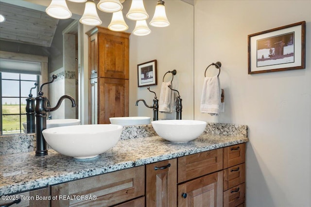 2321 S 3500 W, Driggs, ID 83422 - full bath with double vanity