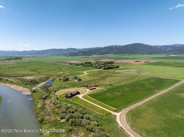 2321 S 3500 W, Driggs, ID 83422 - overview of rural landscape featuring a water and mountain view