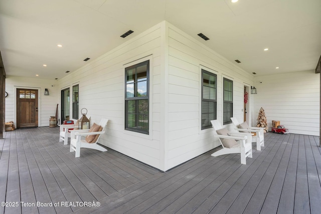 4326 State Line Rd, Freedom, WY 83120 - view of wooden porch