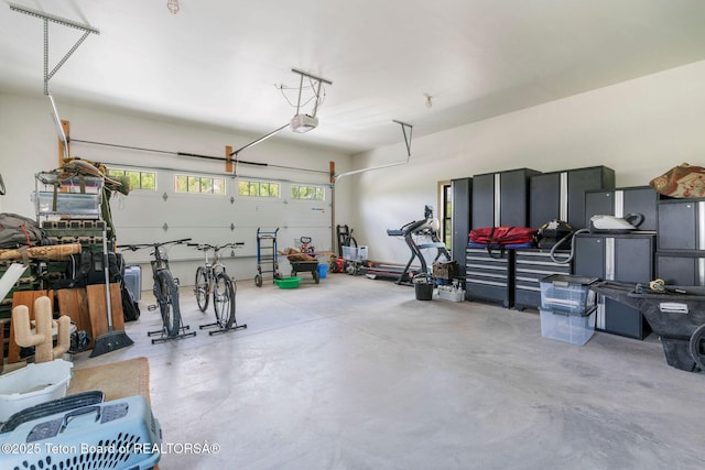 4326 State Line Rd, Freedom, WY 83120 - garage with a garage door opener