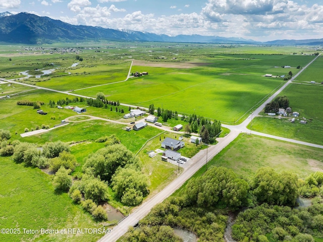 4326 State Line Rd, Freedom, WY 83120 - overview of rural landscape with mountains