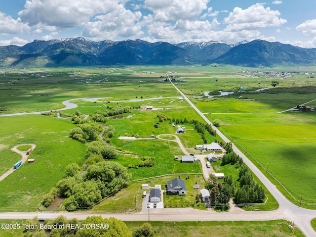 4326 State Line Rd, Freedom, WY 83120 - view of rural area featuring a mountain backdrop