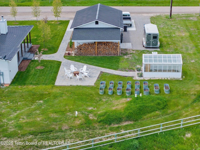 4326 State Line Rd, Freedom, WY 83120 - view from above of property
