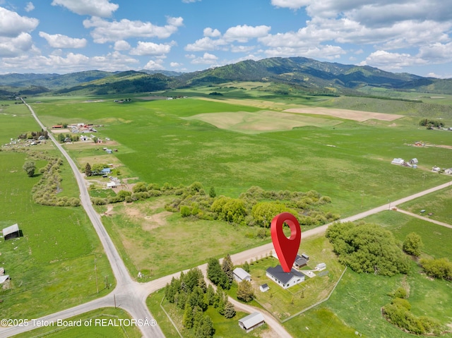 4326 State Line Rd, Freedom, WY 83120 - overview of rural landscape featuring mountains