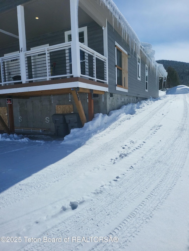 360 Wooden Spur Dr, Alpine, WY 83128 - snow covered property