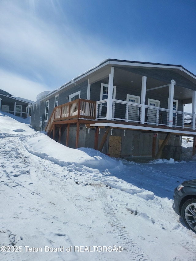 360 Wooden Spur Dr, Alpine, WY 83128 - view of manufactured / mobile home