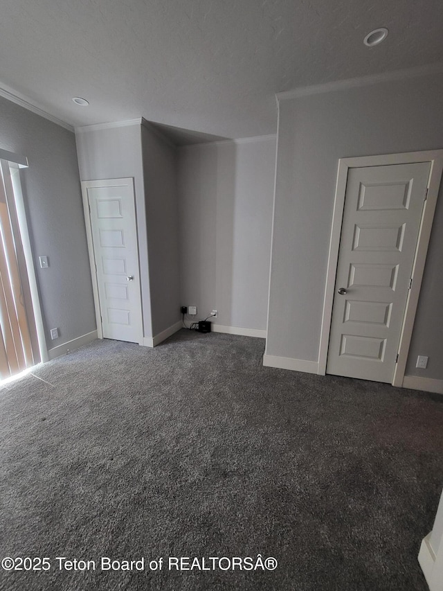 360 Wooden Spur Dr, Alpine, WY 83128 - empty room with ornamental molding and carpet floors