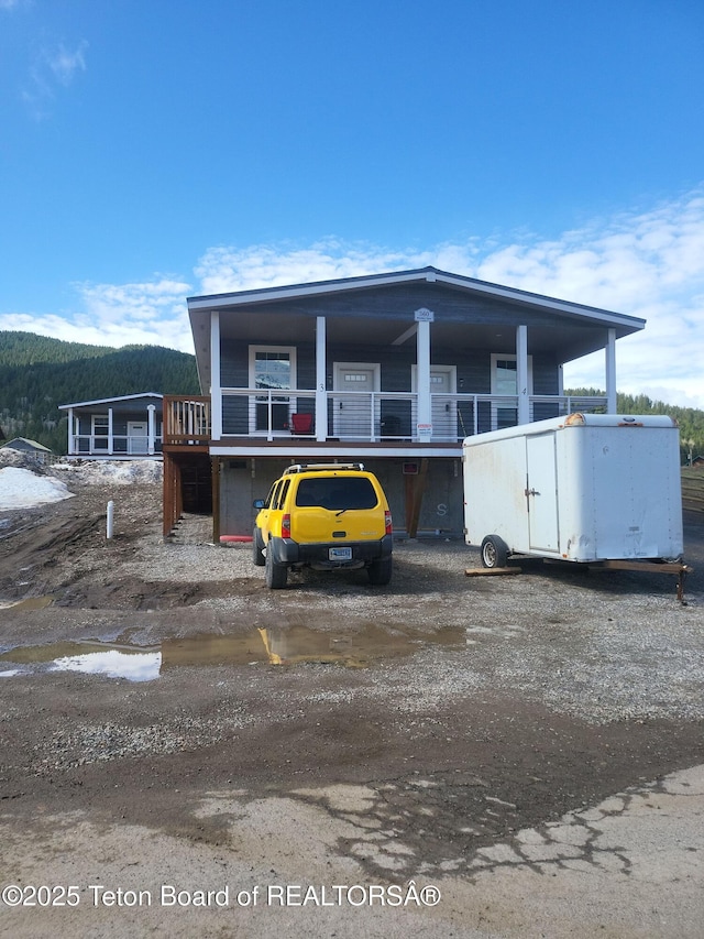 360 Wooden Spur Dr, Alpine, WY 83128 - view of front facade
