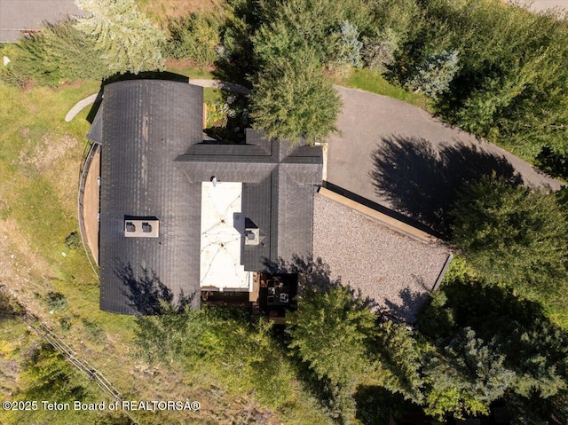 1987 N Spirit Dance Rd, Jackson, WY 83001 - view from above of property
