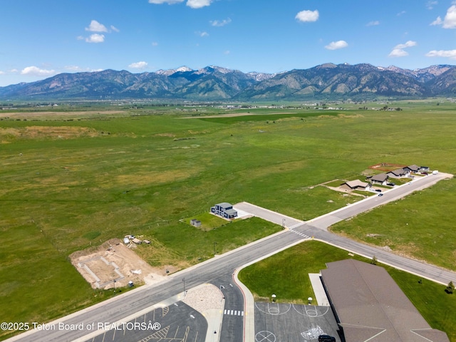 315 Meyers St, Thayne, WY 83127 - aerial view of sparsely populated area featuring a mountainous background