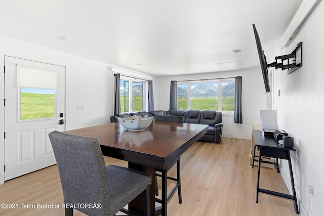 315 Meyers St, Thayne, WY 83127 - dining space with light wood-type flooring