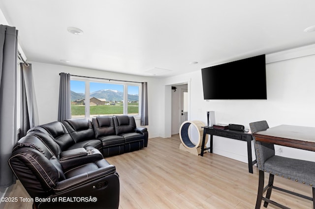 315 Meyers St, Thayne, WY 83127 - living room featuring light wood finished floors