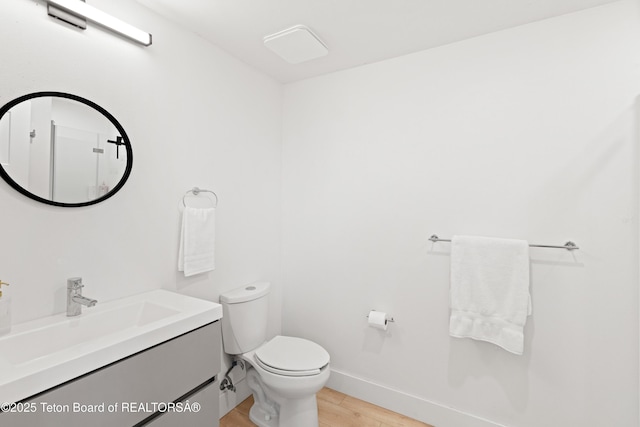315 Meyers St, Thayne, WY 83127 - bathroom with vanity and wood finished floors