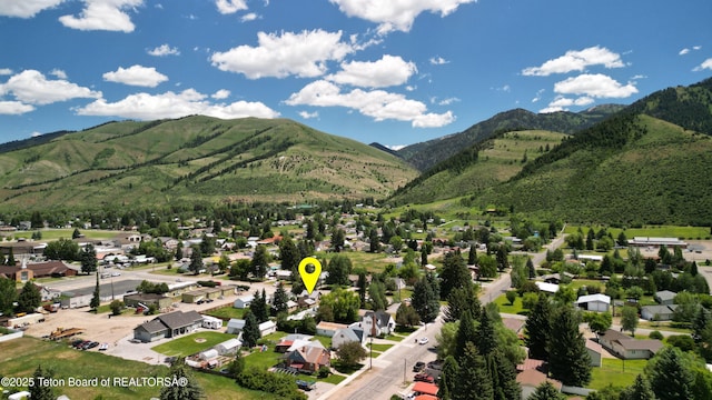 566 Jefferson St, Afton, WY 83110 - view of mountain backdrop with nearby suburban area