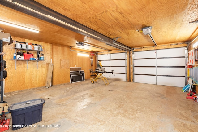 2840 E Dry Crk, Afton, WY 83110 - garage with a garage door opener