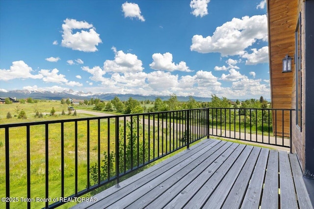 346 S Leigh Ranch Rd, Tetonia, ID 83452 - view of wooden deck