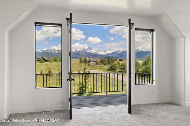 346 S Leigh Ranch Rd, Tetonia, ID 83452 - additional living space with carpet floors and a mountain view