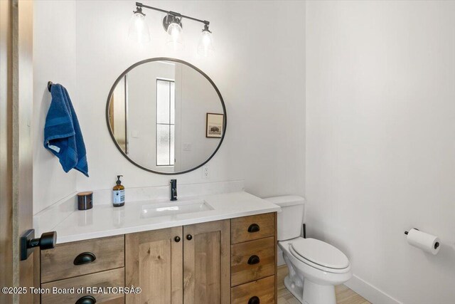 346 S Leigh Ranch Rd, Tetonia, ID 83452 - bathroom featuring toilet and vanity