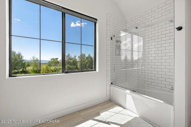 346 S Leigh Ranch Rd, Tetonia, ID 83452 - full bathroom with enclosed tub / shower combo