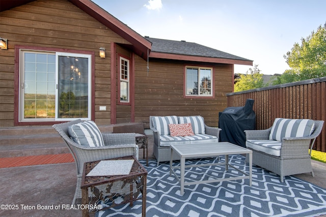 891 Paiute St, Driggs, ID 83422 - view of patio / terrace with area for grilling and an outdoor hangout area