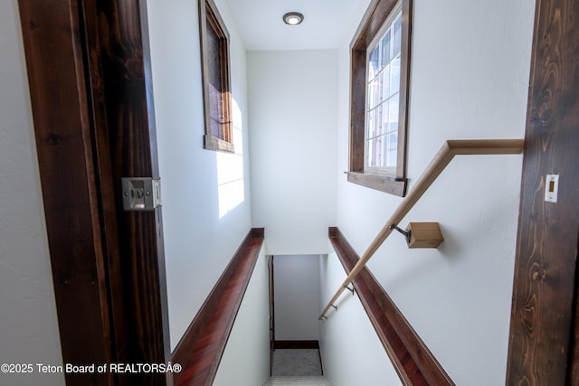 891 Paiute St, Driggs, ID 83422 - staircase with healthy amount of natural light