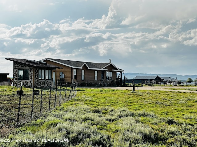 27 Chief Joseph, Daniel, WY 83115 - view of front facade with stone siding