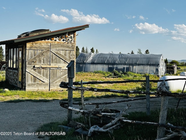 27 Chief Joseph, Daniel, WY 83115 - view of yard featuring an outbuilding