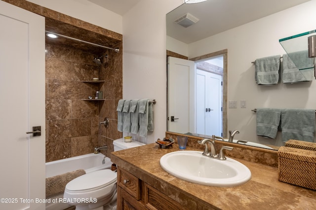 525 E Golf Creek Ln Unit 34, Jackson, WY 83001 - bathroom featuring vanity and shower / tub combination