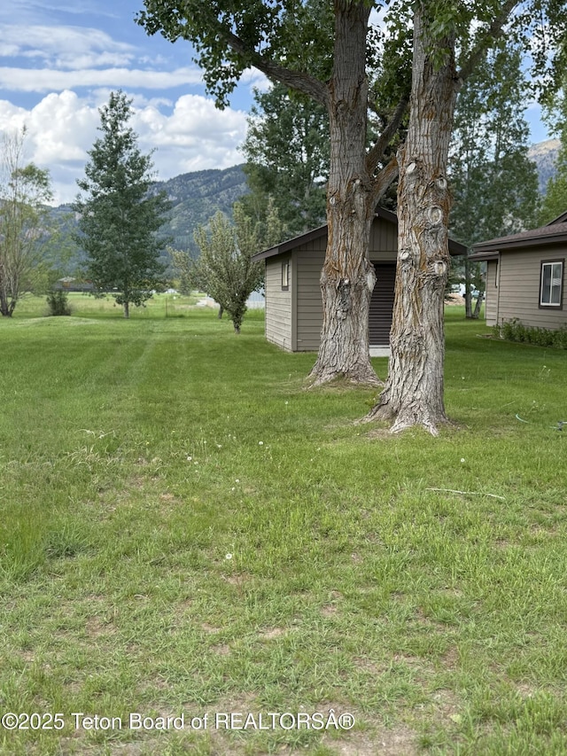 144 Blue Lake Cir, Alpine, WY 83128 - view of grassy yard
