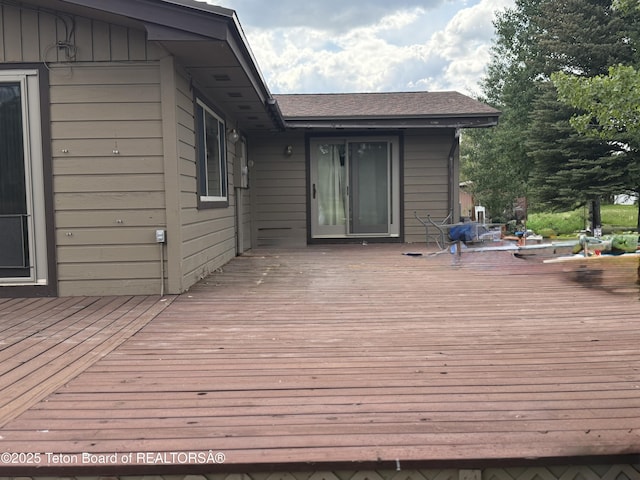 144 Blue Lake Cir, Alpine, WY 83128 - view of deck