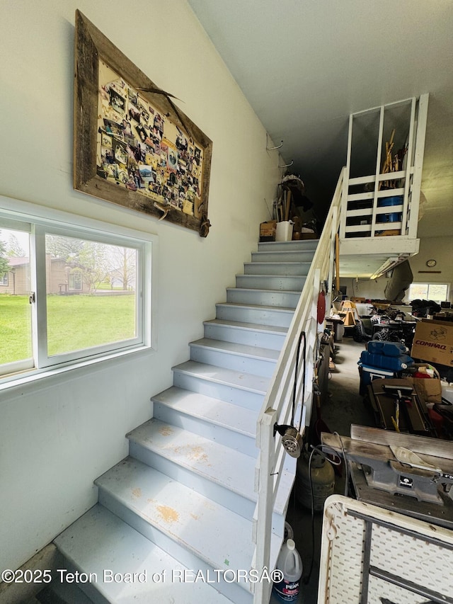 144 Blue Lake Cir, Alpine, WY 83128 - view of staircase