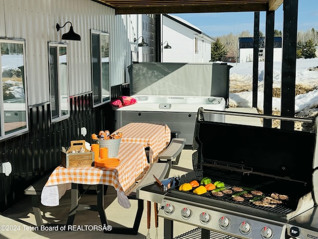 241 Cedar Creek Dr, Star Valley Ranch, WY 83127 - view of patio / terrace with area for grilling