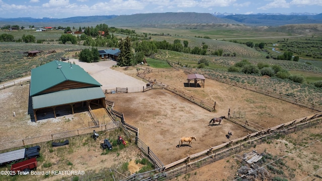 15 E Badger Trl, Pinedale, WY 82941 - aerial view of sparsely populated area featuring mountains