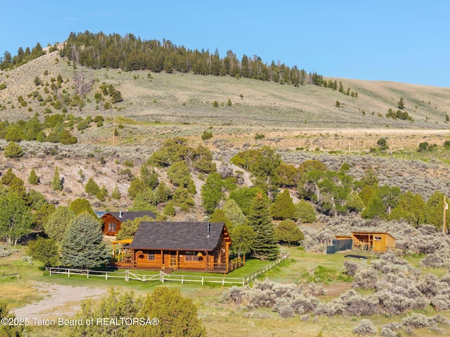 53 Schenck Ln, Dubois, WY 82513 - overview of rural landscape