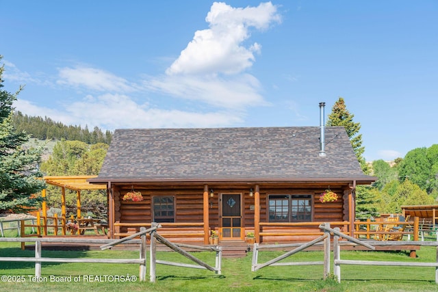 53 Schenck Ln, Dubois, WY 82513 - view of horse barn