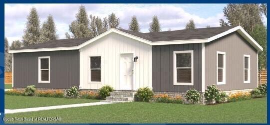 914 E First St, Marbleton, WY 83113 - view of front of property with a front yard