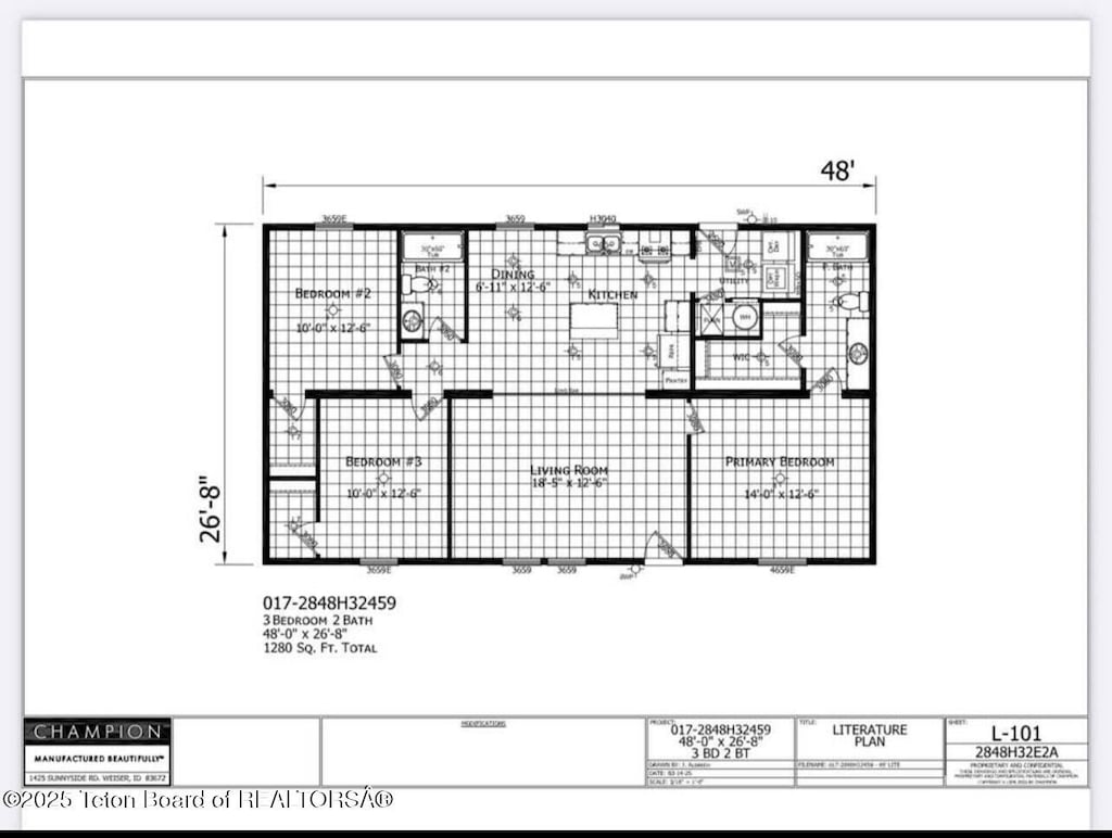 914 E First St, Marbleton, WY 83113 - view of room layout