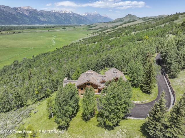1520 N Pratt Rd, Jackson, WY 83001 - view of subject property featuring a mountainous background