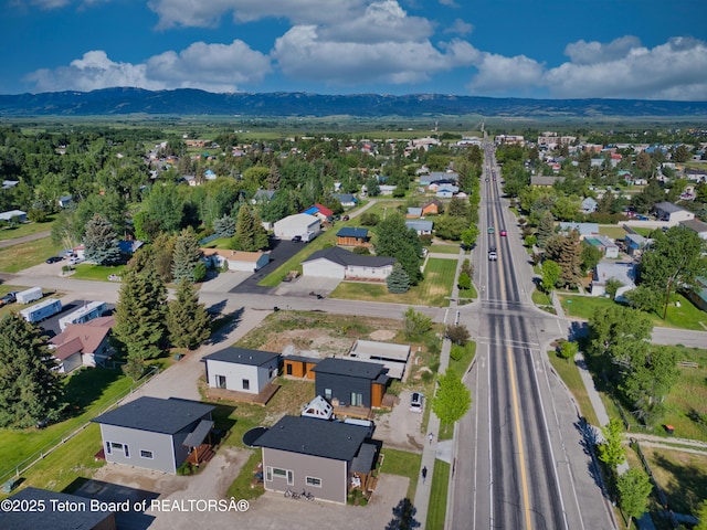 436 E Little Ave, Driggs, ID 83422 - aerial perspective of suburban area with mountains