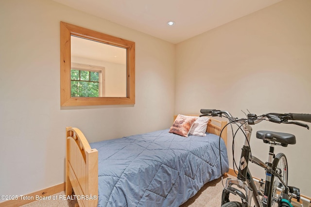 445 Aspen Ridge Trl, Alpine, WY 83128 - bedroom featuring recessed lighting and carpet flooring