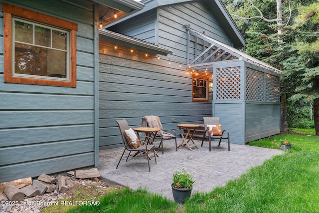 445 Aspen Ridge Trl, Alpine, WY 83128 - view of patio / terrace