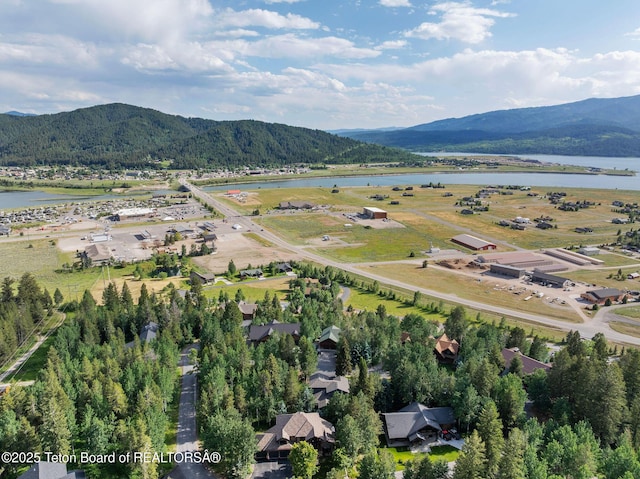 445 Aspen Ridge Trl, Alpine, WY 83128 - view of property location with a water and mountain view