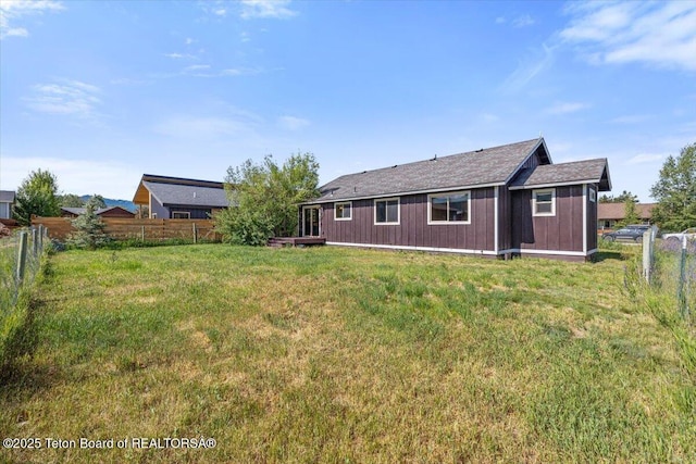 172 Brome Dr, Victor, ID 83455 - back of property featuring a fenced backyard
