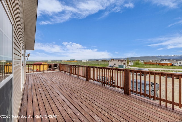 25 Neosha Trl, Boulder, WY 82923 - deck with a residential view